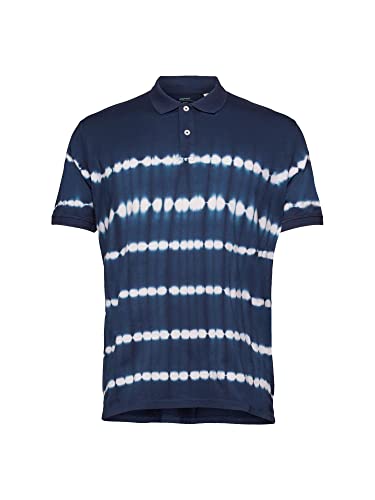 ESPRIT Herren 023ee2k314 Polohemd, 402/Navy 3, S von ESPRIT