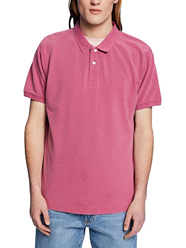 ESPRIT Herren 023EE2K305 Polohemd, 651/DARK PINK 2, S von ESPRIT