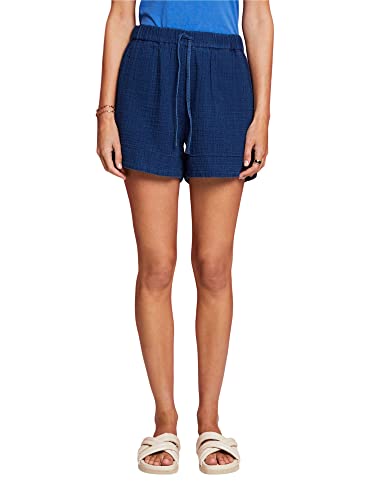 ESPRIT Pull-on-Shorts in Crinkle-Optik, 100% Baumwolle von ESPRIT