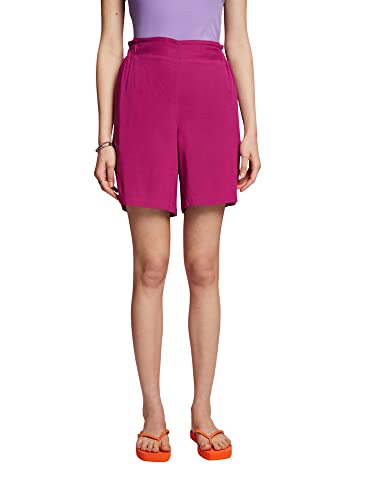 ESPRIT Damen 053EE1C303 Shorts, 650/DARK PINK, 38 von ESPRIT