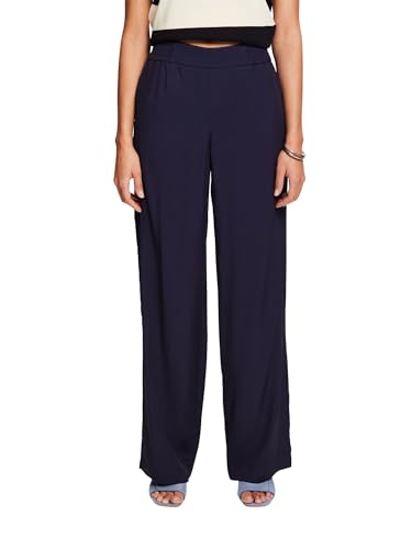ESPRIT Damen 024ee1b323 Hose, 400/Navy, 34W x 32L von ESPRIT