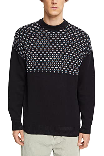 ESPRIT Herren 112EE2I307 Pullover, 001/BLACK, L von ESPRIT