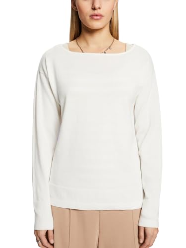 ESPRIT Damen 994ee1i311 Pullover, 110/Off White, Medium von ESPRIT