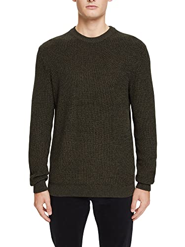 ESPRIT Herren 082EE2I301 Pullover, 359/DARK Khaki 5, M von ESPRIT