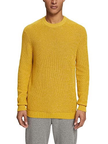 ESPRIT Herren 082EE2I301 Pullover, 769/DUSTY Yellow 5, XL von ESPRIT