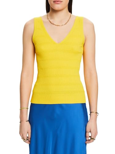 ESPRIT Damen 024EE1I313 Pullover, 750/YELLOW, S von ESPRIT