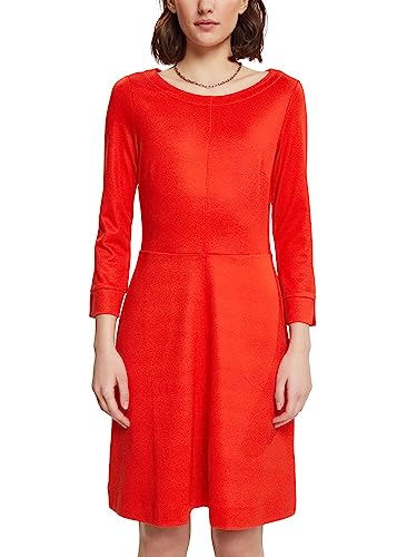 ESPRIT Damen 122EE1E304 Kleid, 630/RED, L von ESPRIT