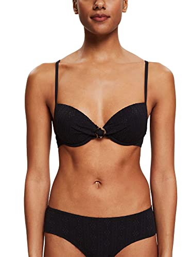ESPRIT Damen Shelly Beach Push up Bikini, Black, 36 C von ESPRIT