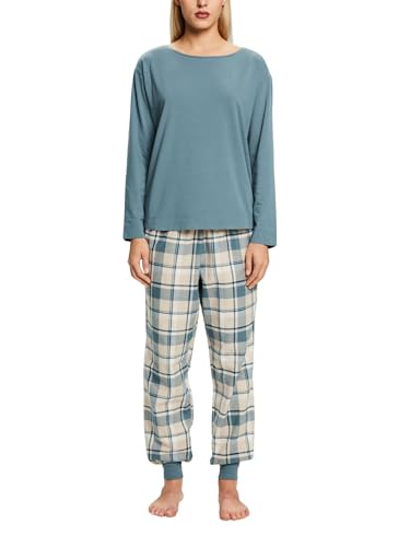 ESPRIT Pyjamaset Damen,New Teal Blue,XL von ESPRIT