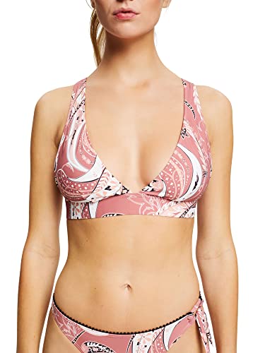 ESPRIT Bikini-Top mit Paisley-Print, Blush 3, 36 B von ESPRIT