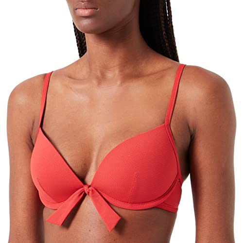 ESPRIT Damen Hamptons Beach RCSpad plun.Bra Bikini, RED, 38A von ESPRIT