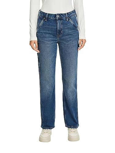 ESPRIT Carpenter-Retro-Jeans: gerade Passform, hoher Bund von ESPRIT