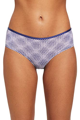 ESPRIT Damen Minimal Print Rcs Shorts, Dark Blue 3, 34 von ESPRIT
