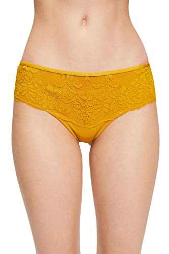 ESPRIT Damen Brazilian Short Seasonal Lace Rcs Brz.shorts, Honey Yellow, 44 von ESPRIT