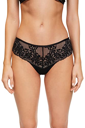 ESPRIT Damen Seasonal LACE RCS Brazilian Shorts Panty, Black, 44 von ESPRIT