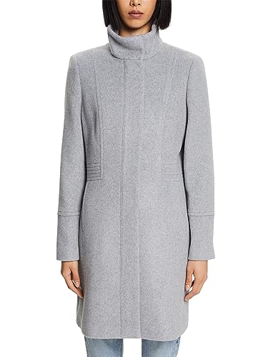 ESPRIT Damen 083EO1G356 Jacke, 044/LIGHT Grey 5, XL von ESPRIT