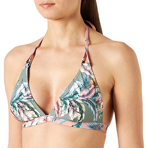 ESPRIT Damen Bikini Malibu Beach Rcs Pad.haltern, Light Khaki, 36 von ESPRIT