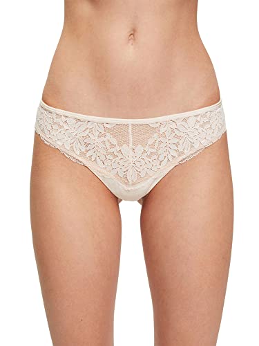 ESPRIT Damen Brazilian Slip Seasonal Lace Rcs Brz.brief, Sand, 44 von ESPRIT