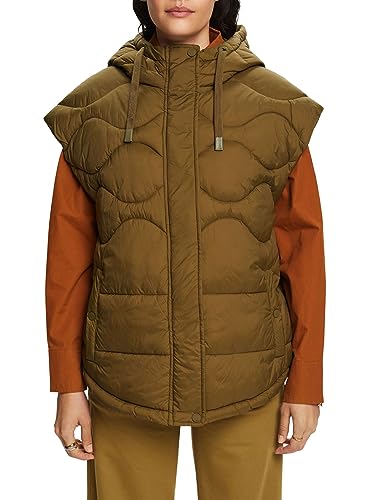 ESPRIT Damen 083CC1H306 Weste, 355/DARK Khaki, 36 ESPRIT Damen 083CC1H306 Weste, 355/DARK Khaki, 36 von ESPRIT