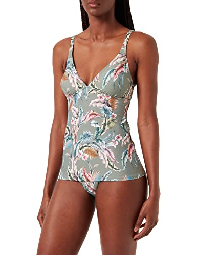 ESPRIT Recycelt Tankini-Oberteil, Damen, Light Khaki, 42 von ESPRIT