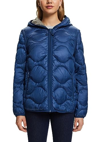 ESPRIT Damen 073EE1G316 Jacke, 420/GREY BLUE, 32 von ESPRIT