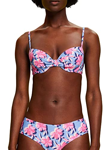 ESPRIT Damen Palace Beach Rcs Padded Bra Bikini, Light Blue Lavender 3, 40 / C von ESPRIT