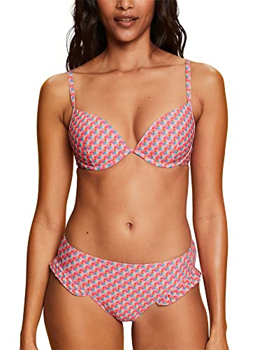 ESPRIT Damen Marley Beach Rcs Pad.plunge Bikini, Pink Fuchsia 3, A EU von ESPRIT