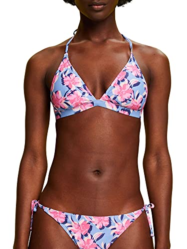 ESPRIT Damen Palace Beach Rcs Padded Halterneck Bikini, Light Blue Lavender 3, 40 / C von ESPRIT