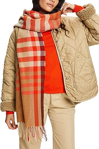 ESPRIT Damen 993EA1Q316 Mode-Schal, 235/CARAMEL, 1SIZE von ESPRIT