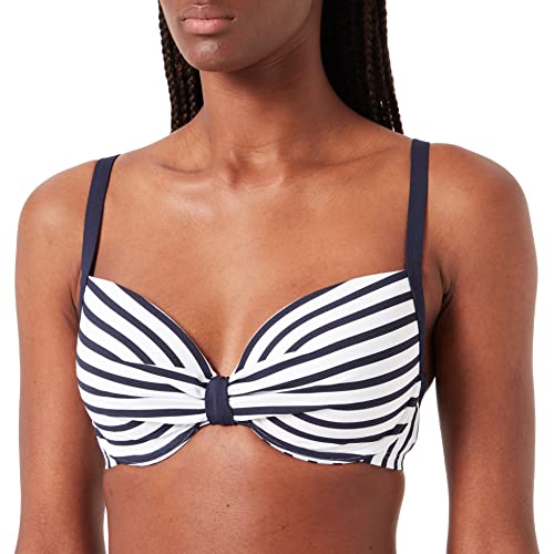 ESPRIT Damen Bikini Hamptons Beach Rcs Pad.bra, Navy, 36 von ESPRIT