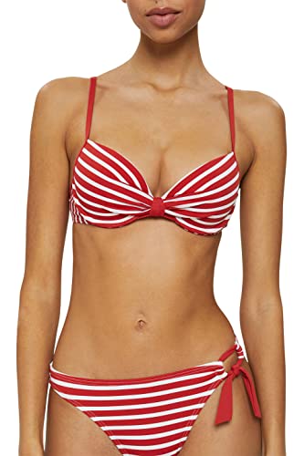 ESPRIT Bodywear Damen Hamptons Beach RCS pad.Bra Bikini, RED, 36B von ESPRIT