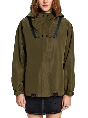 ESPRIT Damen 014ee1g309 Jacke, 350/Khaki Green, S von ESPRIT