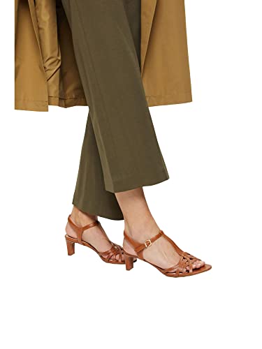 ESPRIT Damen Riemchen Sandale, 235/CARAMEL, 37 EU von ESPRIT