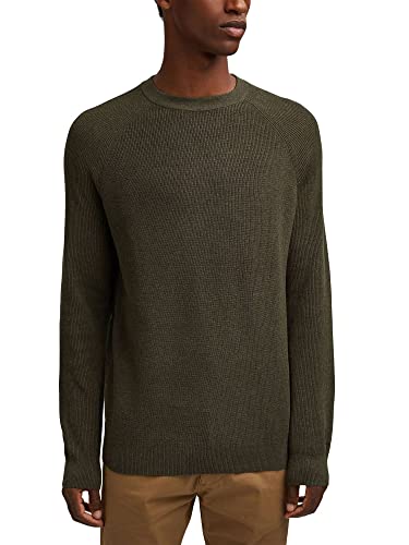 ESPRIT Pullover mit Rundhalsausschnitt, 100% Baumwolle von ESPRIT