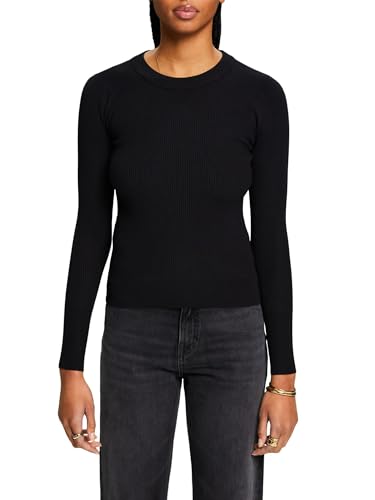 ESPRIT Damen 014ee1i307 Pullover, 001/Black, M von ESPRIT
