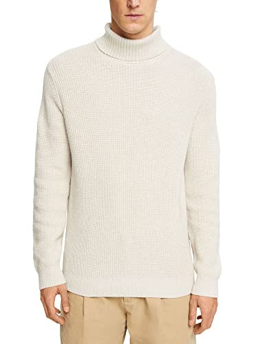 ESPRIT Herren 112EE2I302 Pullover, 114/OFF White 5, L von ESPRIT