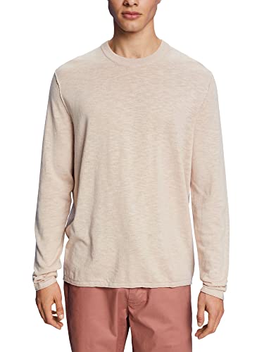 ESPRIT Rundhals Pullover, Baumwoll-Leinenmix von ESPRIT