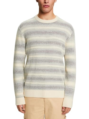 ESPRIT Rundhals-Pullover aus Rippstrick von ESPRIT