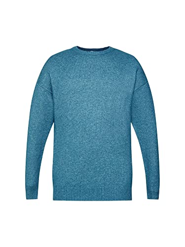 ESPRIT Herren 112EE2I305 Pullover, 460/DARK Turquoise, M von ESPRIT