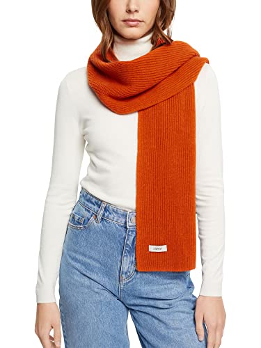 ESPRIT Damen 112ea1q312 Mode Schal, Golden Orange, Einheitsgröße EU von ESPRIT