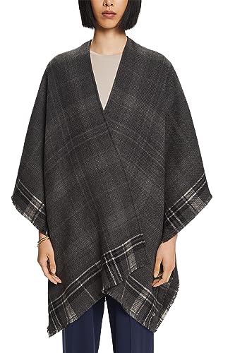 ESPRIT Damen 993EA1Q317 Mode-Schal, 020/DARK Grey, M von ESPRIT