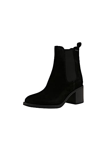 ESPRIT Rauleder-Boots mit Blockabsatz von ESPRIT