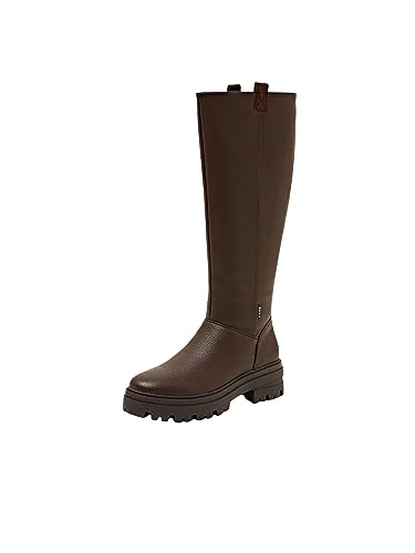 ESPRIT kuscheliger Damen Halblange Stiefel, 210/BROWN, 41 EU von ESPRIT