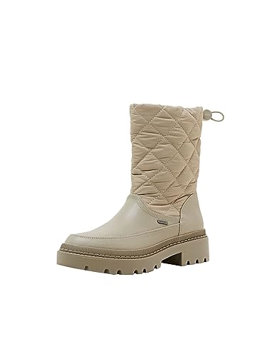 ESPRIT kuscheliger Damen Halblange Stiefel, 240/TAUPE, 41 EU von ESPRIT