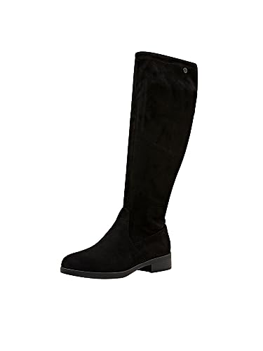 ESPRIT modischer Damen Kniehohe Stiefel, Schwarz H, 36 EU von ESPRIT