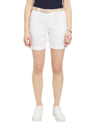 ESPRIT Damen 993ee1c305 Shorts, 100/White, 36 von ESPRIT