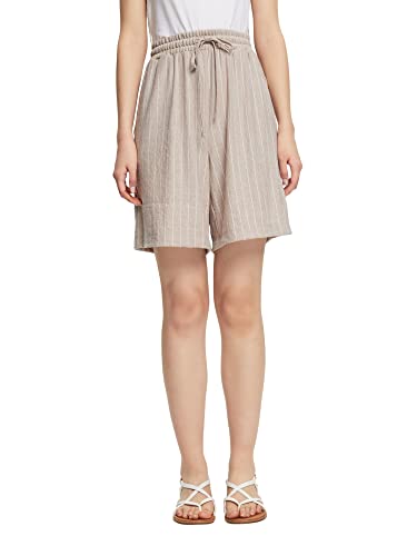 ESPRIT Damen Shorts 062ee1c304, Taupe, M von ESPRIT