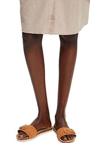 ESPRIT Damen modischer Fußbett Slipper, 235/CARAMEL, 38 EU von ESPRIT