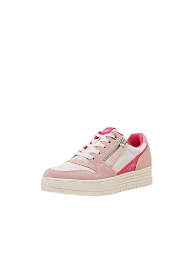 ESPRIT Damen Lace-up Sneaker, Pink Fuchsia, 39 EU von ESPRIT