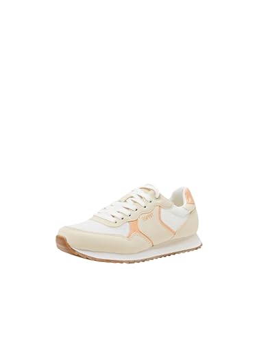 ESPRIT Damen Lace-up Sneaker, 290 Light Beige 4, 41 EU von ESPRIT